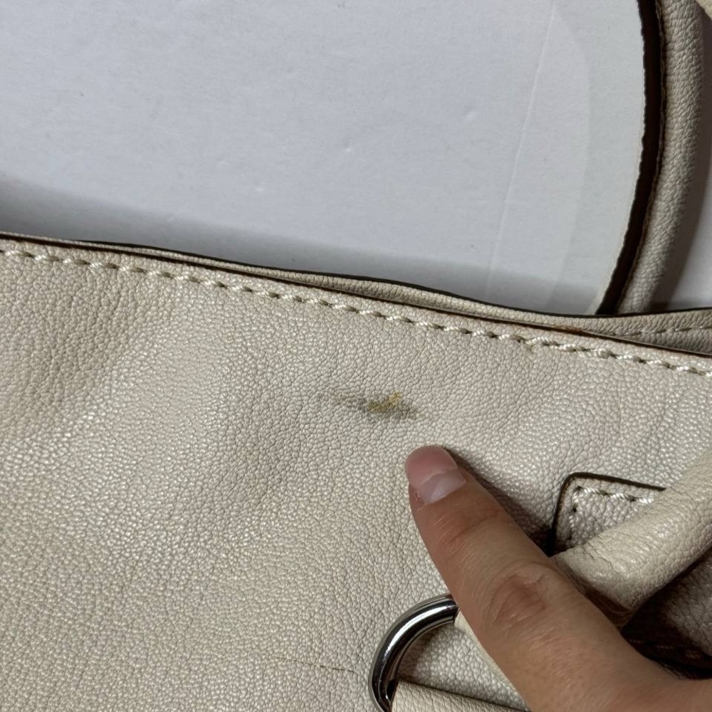 Michael Kors Hamilton Satchel Shoulder Bag Ivory - Picture 8 of 14